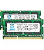 A-Tech 8GB (2x4GB) DDR3 1600MHz PC3-12800 CL11 SODIMM 204-Pin Non